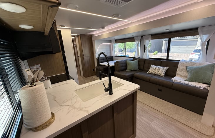 Main living with Sectional couch