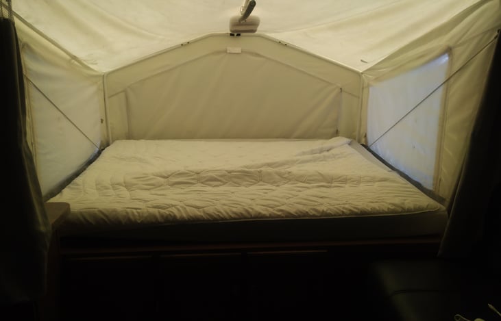 queen size heated bunks for your comfort during those cool nights.