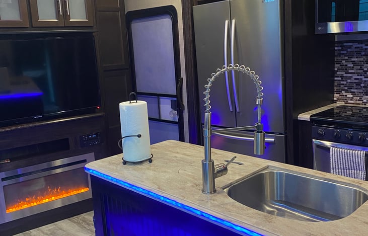 Full size refrigerator.