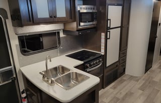 Two bedrooms, outdoor kitchen, and fully furnished