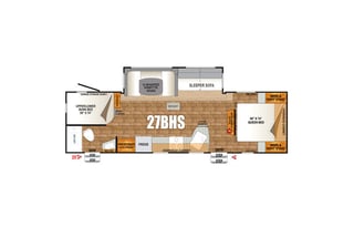 2017 Outdoors RV 27' Bunk House