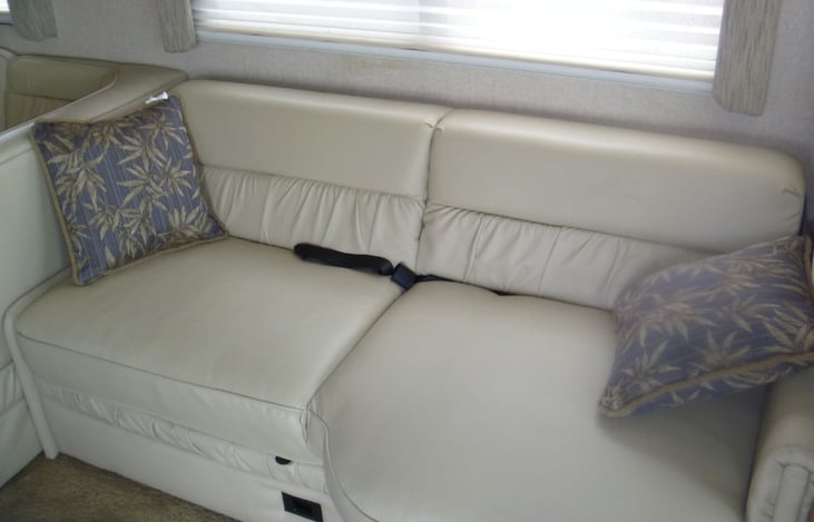 Jack-knife couch opens to super single or small double for young kids.