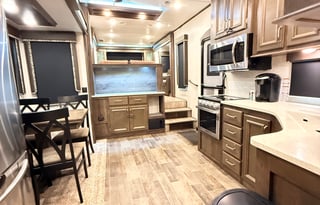 Large Front Living Family Camper