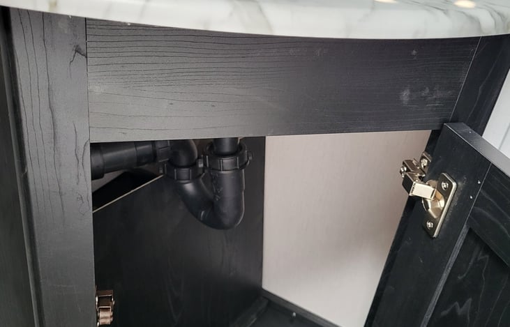 Bathroom under sink storage