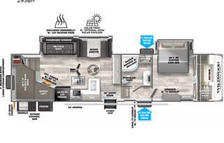 2023 Forest River RV Wildwood Heritage Glen 295BH