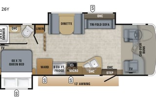 2019 Jayco Greyhawk 26Y