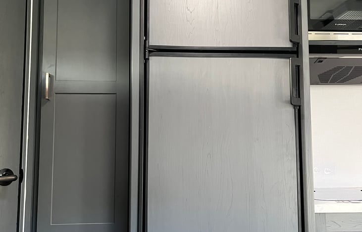 Large fridge and freezer.