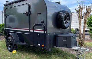Mini Toy Hauler Overland Adventure Trailer!