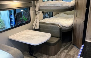 Luxury Family Camping with Bunks & Outdoor Kitchen