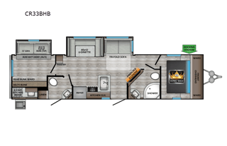 2022 Cruiser Aire 33BHB - Big Family RV Rentals
