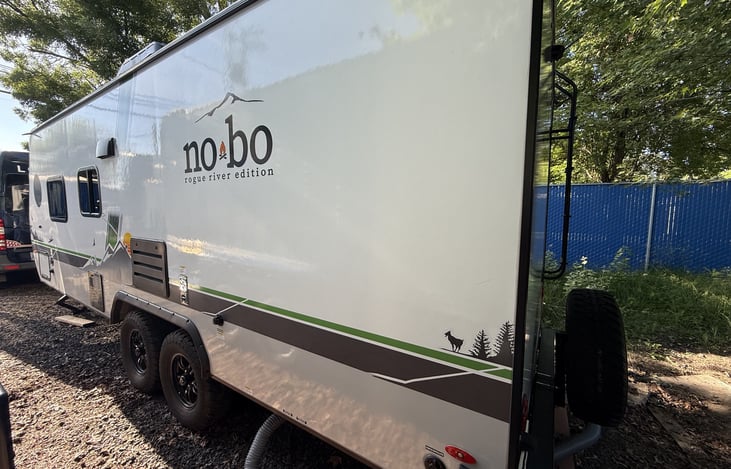 Backside with utilities.