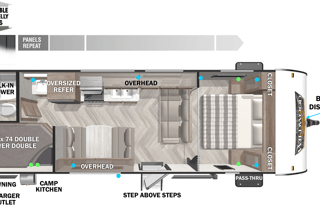 2021 Forest River RV Wildwood X-Lite 261BHXL