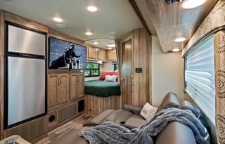 28ft Adventure Rig WITH Outdoor Kitchen & E-Bikes