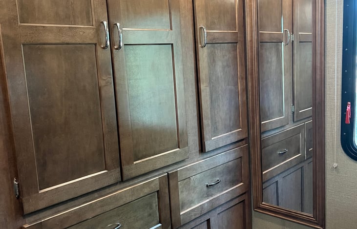 Lots of storage for your clothes