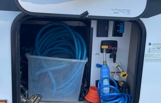 Family Set-up Camper, Ready to Roll Out!