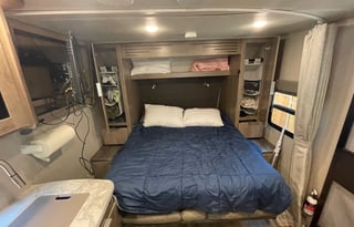 Family Set-up Camper, Ready to Roll Out!