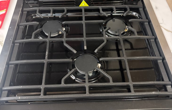 3 burner gas range