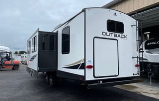 RV outback with private bunkroom