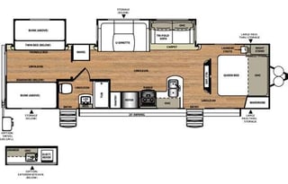 2016 Forest River Heritage Glen 312QBUD