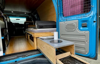 Ford E350 Class B Camper 4kWh Power and 700W solar