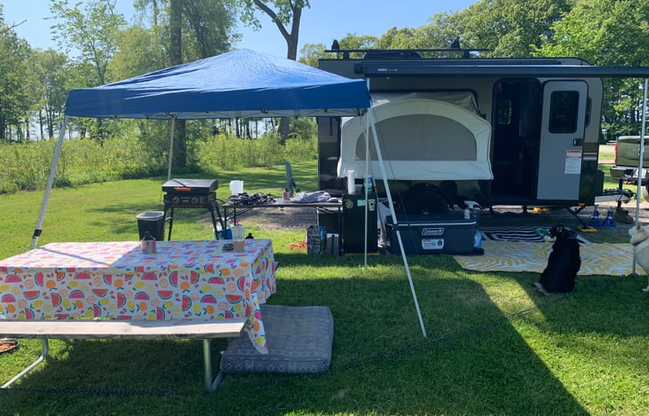 Exterior Set up Evengola State Park