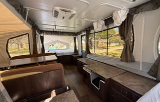 Pop Up Camper w/ Cargo Deck