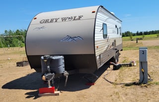 2016 Forester  Grey wolf Toy Hauler 26ft No slide