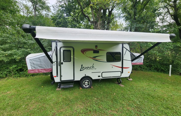 Front door is also a screen door.