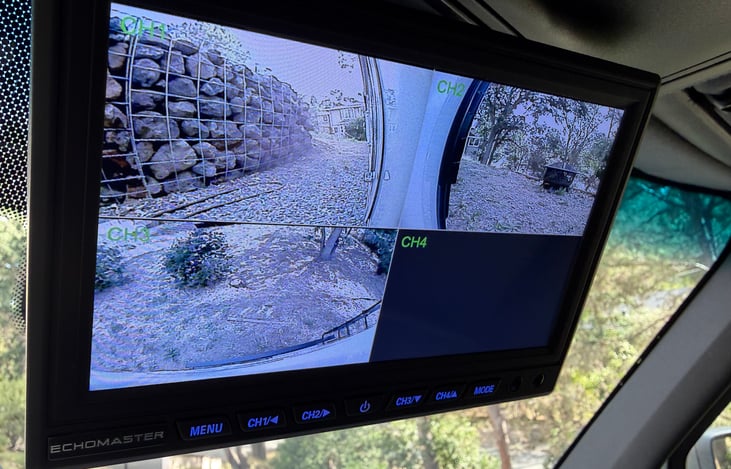 Rear and side view cameras