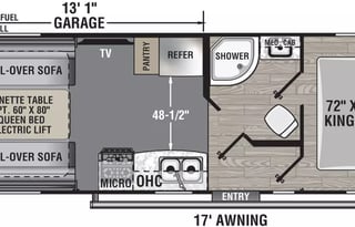 2024 Forest River Work N Play 23LT Toy Hauler