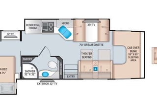 2021 Thor Omni 5 Star Luxury RV 4x4 Diesel