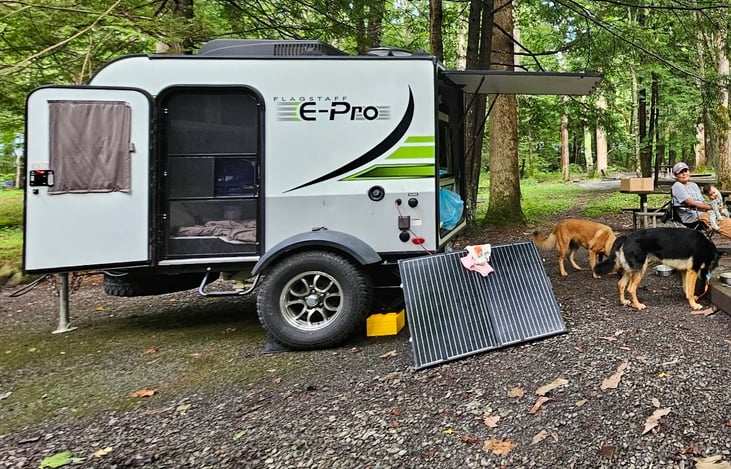 Set up at Smoky Mountains National Park