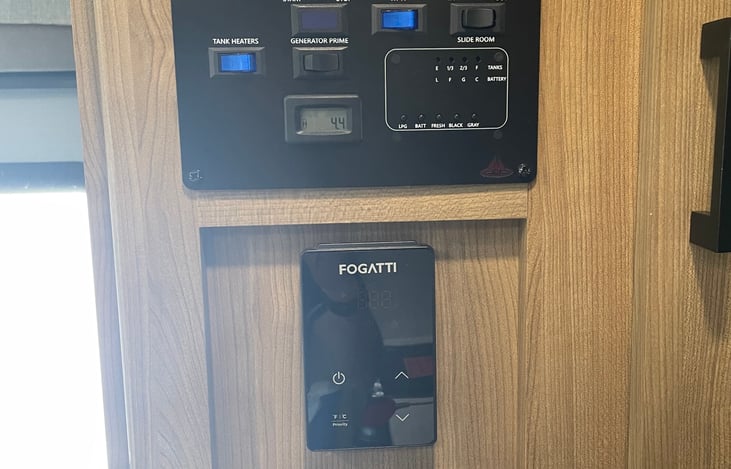 Power everything.  Tankless water heater. Two AC units.