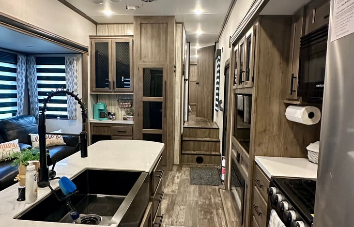Kitchen looking towards Master bedroom