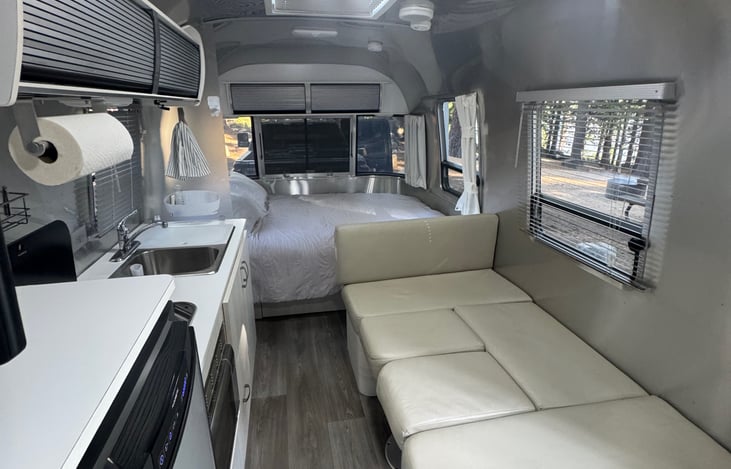 Table when made into a bed