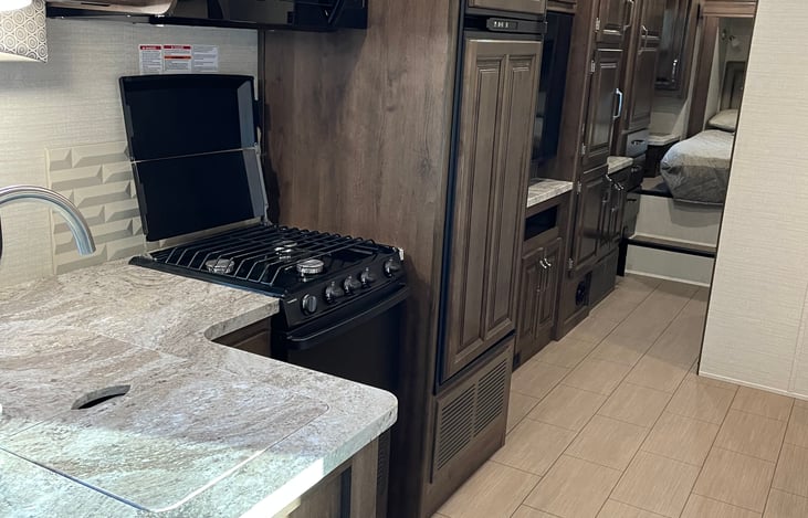 With slide outs, there’s lots of space