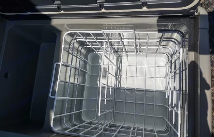 Inside view of refrigerator/ cooler
