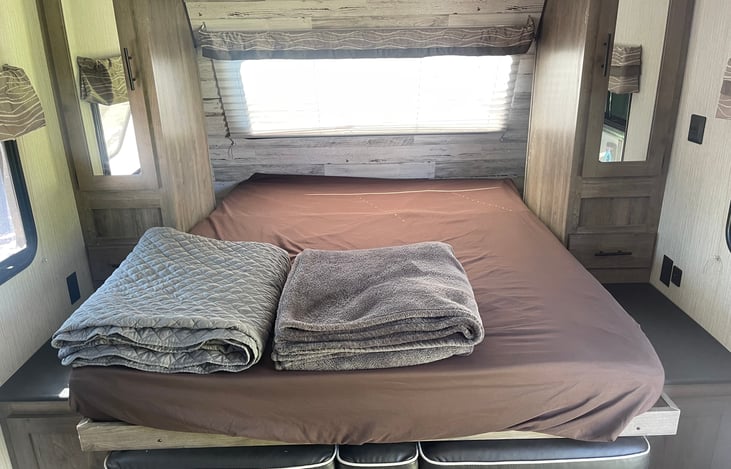 Murphy bed down main bed