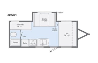 2019 21ft Winnebago with Bunks!