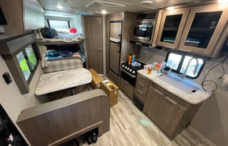Family Set-up Camper, Ready to Roll Out!