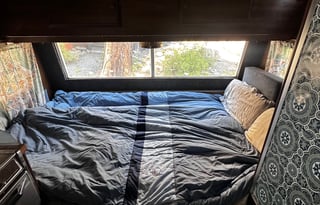 *Burning Man* Trailer setup on playa ready