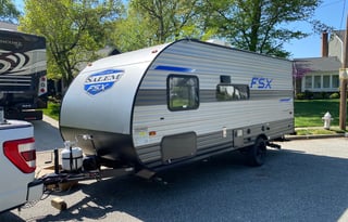 Ditch The Tent! 2021 Salem family bunkhouse.