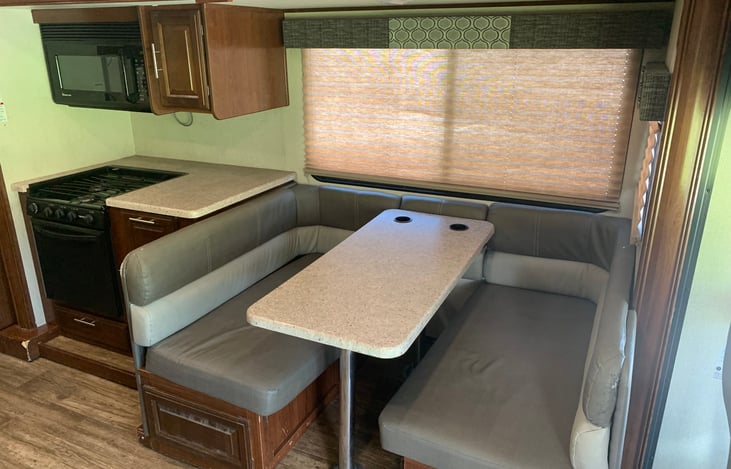 Dining / fold-down bed