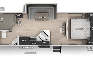 Bunkhouse RV Rental | Sleeps 8 | Outdoor Kitchen