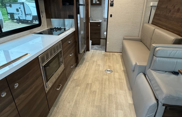 Interior with the slide out