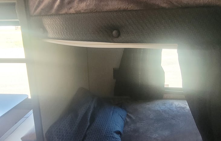 Bunk Beds comes with Bottom sheet and pillow