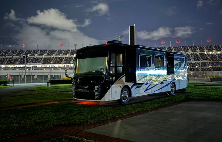 At Daytona International Speedway in the Drivers Owners Lot