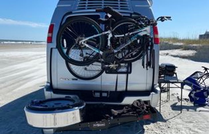 Bike rack and cargo rack are optional. Tailgating on ST Augustine Beach