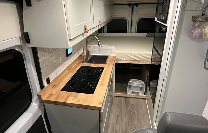 Kitchen, Induction Stove top.