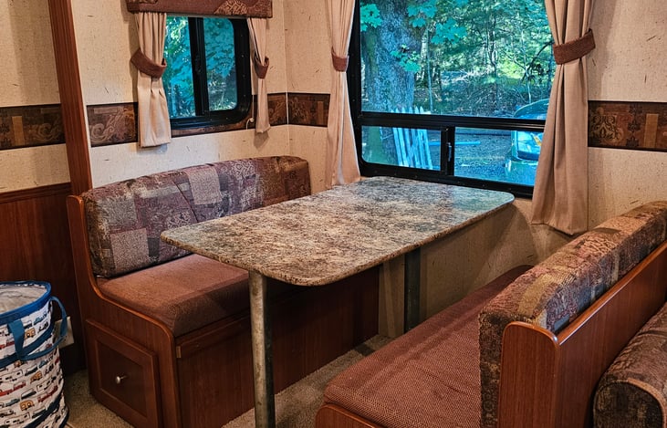 Dinette converts to another bed